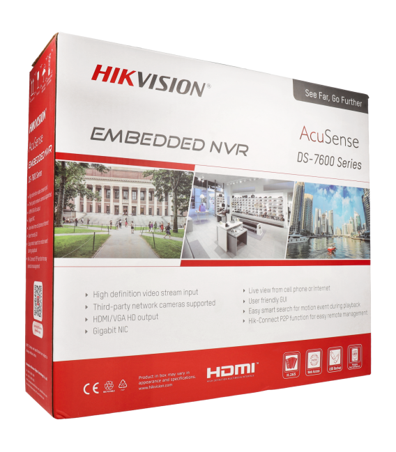 Registratore ip HIKVISION PRO per 16 canali e 32 mpx di risoluzione