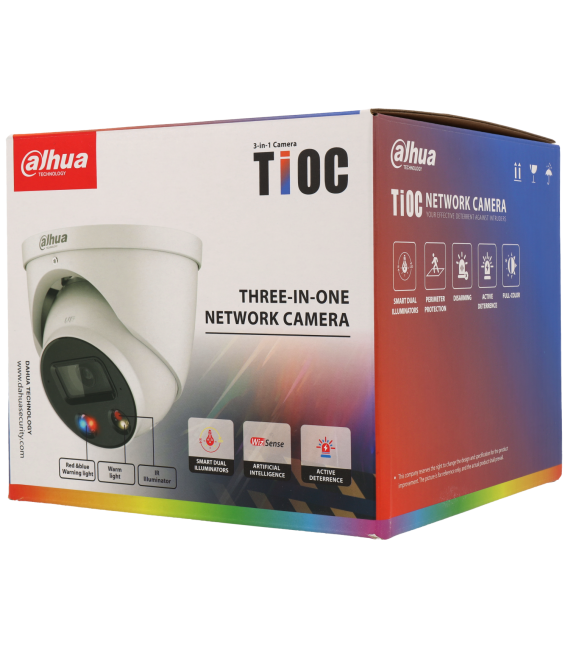 Telecamera DAHUA minidome ip da 4 megapixel e ottica  