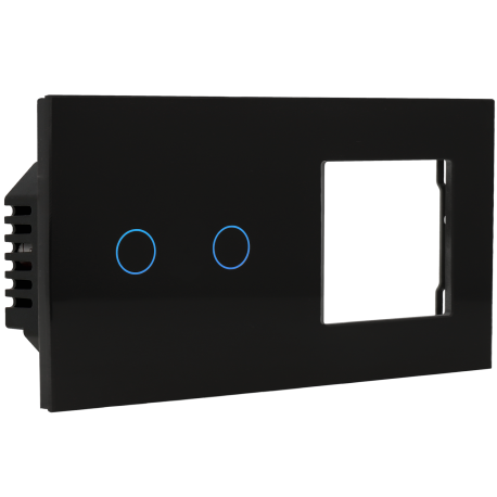 Kit con panel doble e interruptor A-SMARTHOME