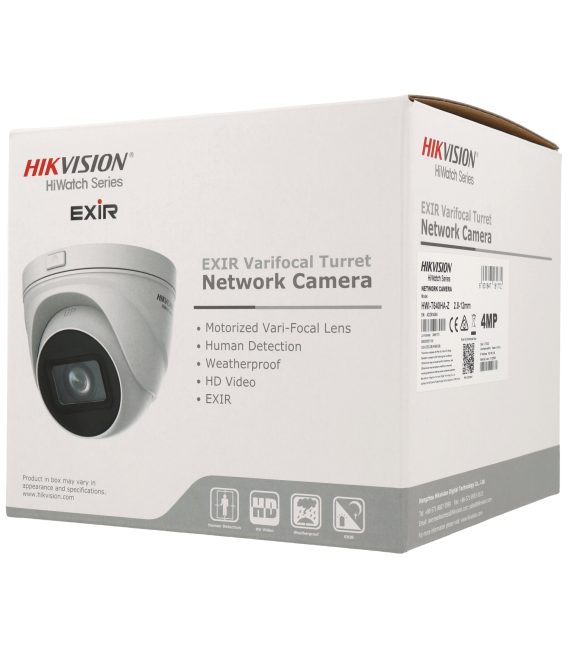 Telecamera HIKVISION minidome ip da 4 megapixel e ottica zoom ottico 