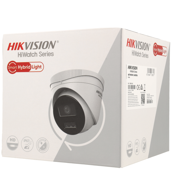 Telecamera HIKVISION minidome ip da 4 megapixel e ottica fissa 