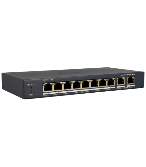 Switch HIKVISION PRO 10 porte con 8 porte PoE