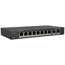 Switch HIKVISION PRO 10 porte con 8 porte PoE