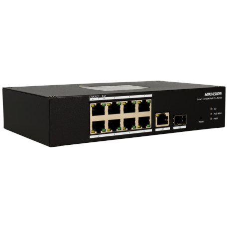 Switch HIKVISION PRO 10 porte con 8 porte PoE