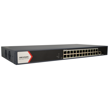 Switch HIKVISION PRO 26 porte con 24 porte PoE