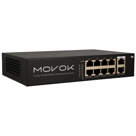 Switch  10 porte con 8 porte PoE