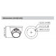 Telecamera DAHUA minidome ip da 4 megapixel e ottica zoom ottico